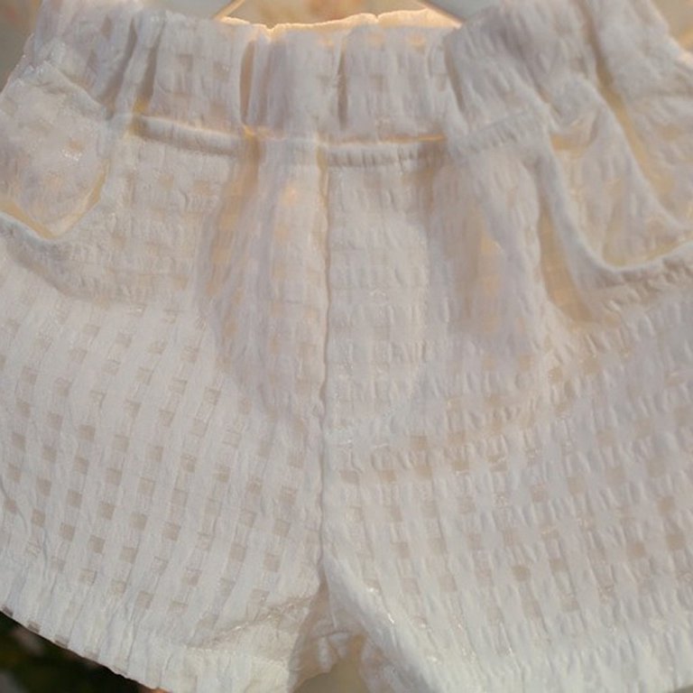 Girls White Dress Set