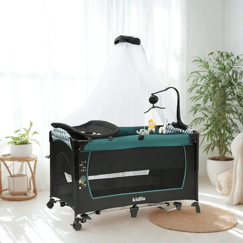 Kidilo UP650D Baby Bed With Net 