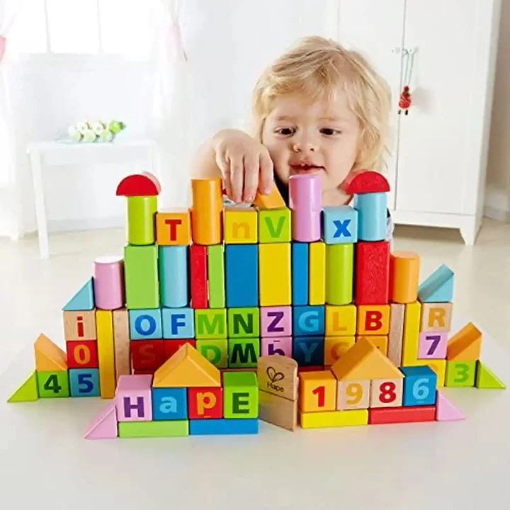 Hape Count & Spell Blocks 80pcs