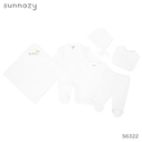 Sunnozy 5pcs Set Sleepwear