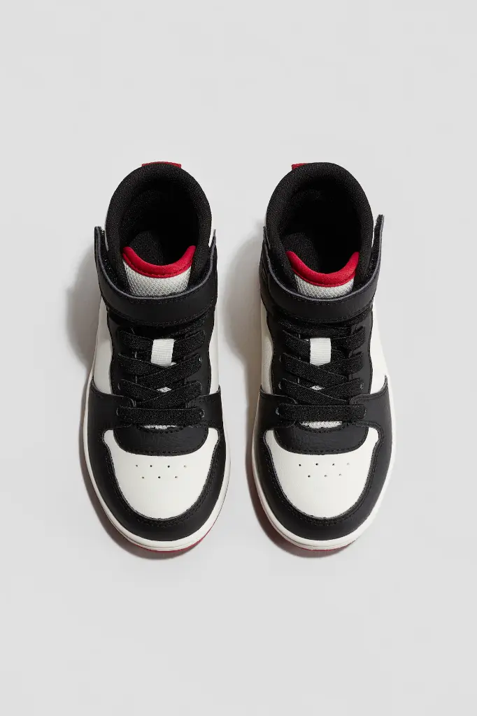 H&M Black & White High Top Sneakers