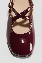 H&M Wine Ballerina Shoe 