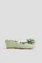 H&M Green Ballerina Shoe 