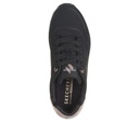 Skechers Girls Uno Gen 1 Sneakers (Black & White)