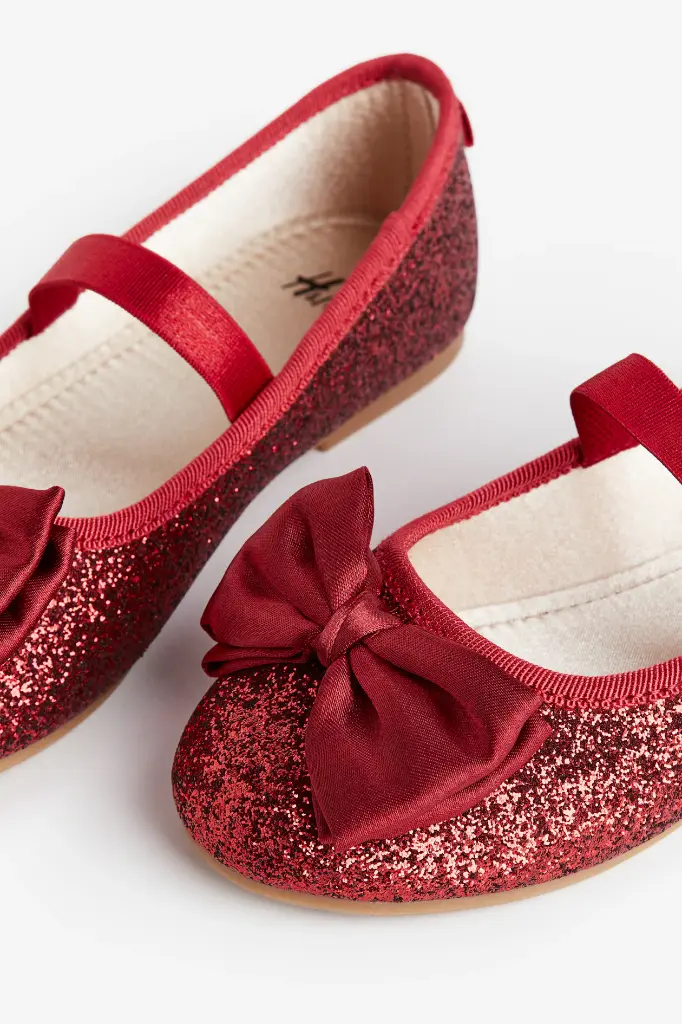 H&M Girls Glitter Shoes