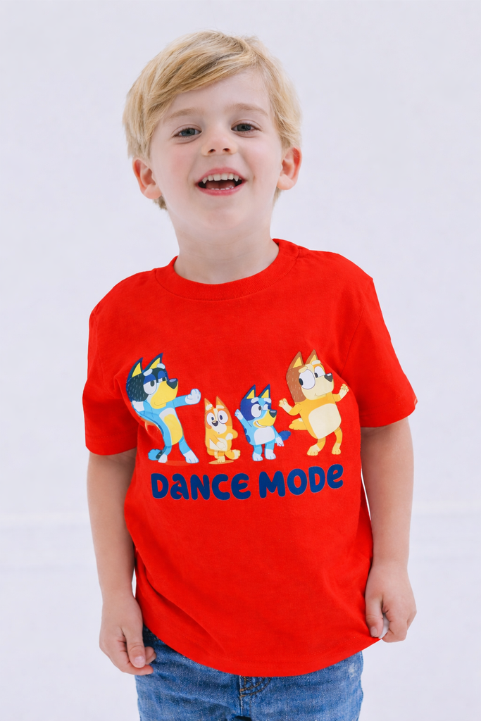 Next Character T-shirt (Bluey Dance Mode)