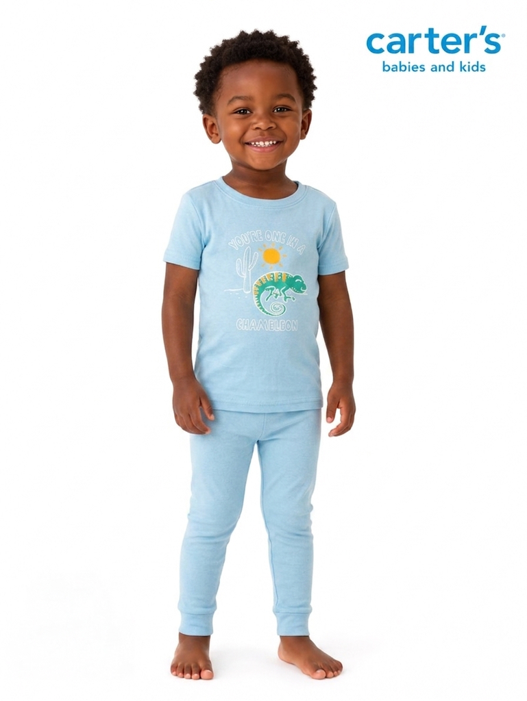 Carter's 2pcs Set (You're One In A Chameleon Blue)