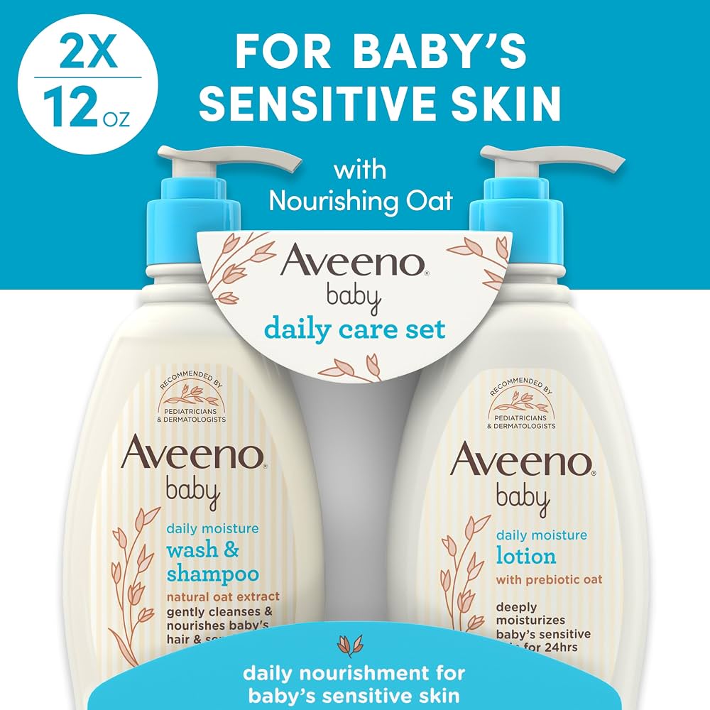 Aveeno Baby Daily Care Set 12FL Oz (354ml)