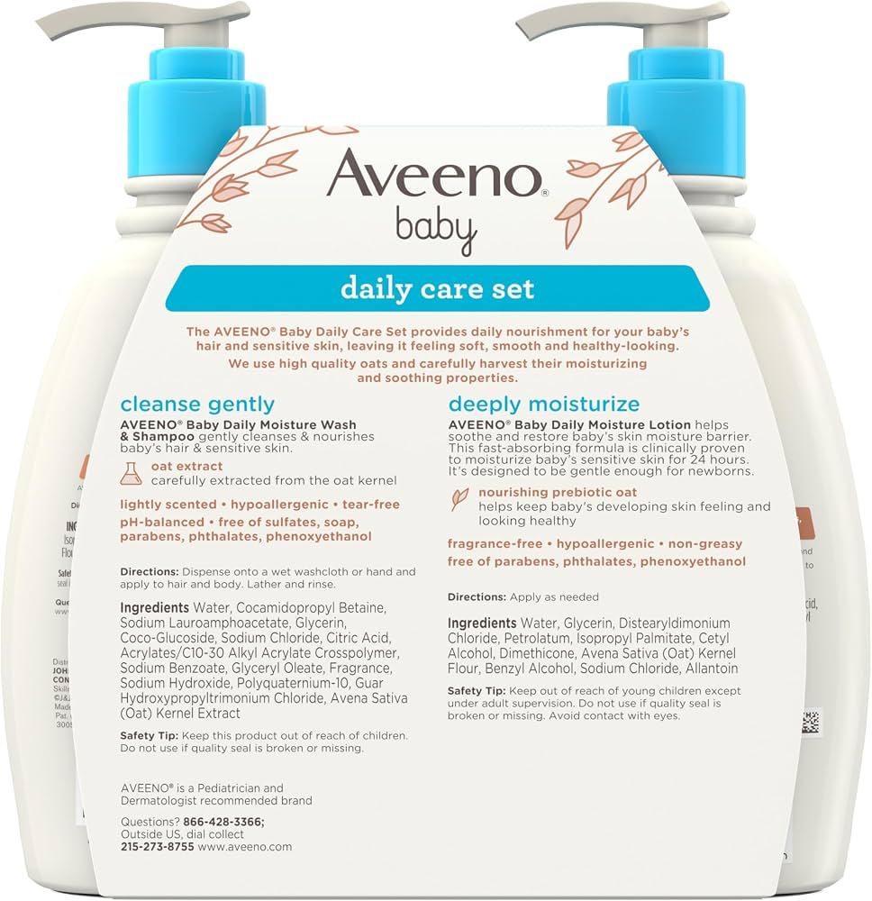 Aveeno Baby Daily Care Set 12FL Oz (354ml)