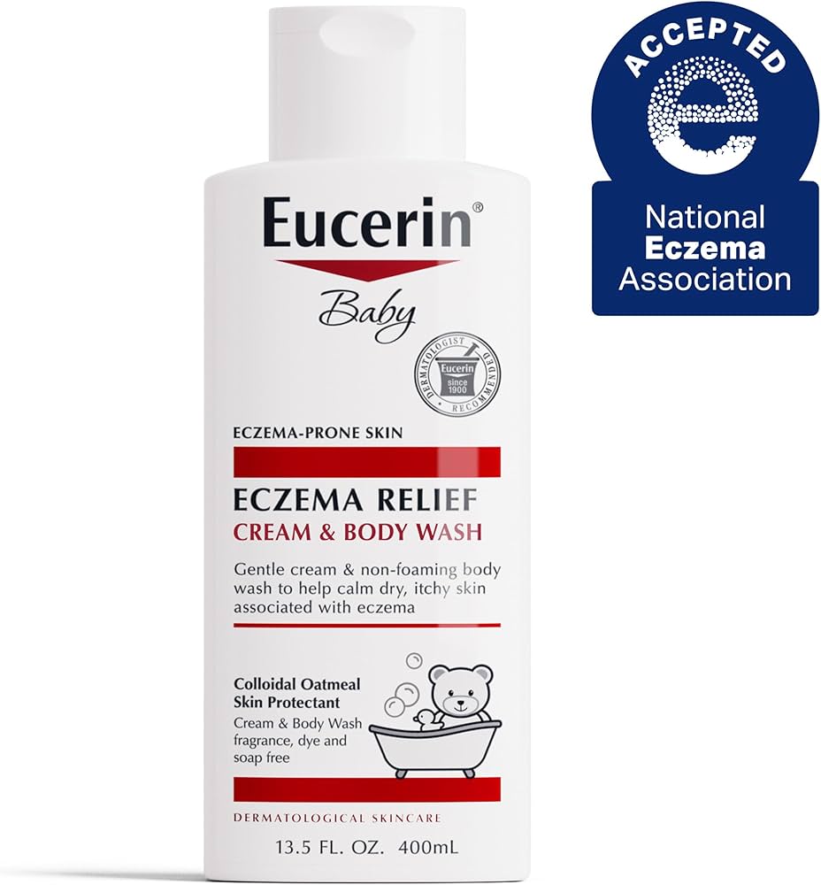 Eucerin Eczema Relief Cream & Body Wash 13.5 Oz (400ml)