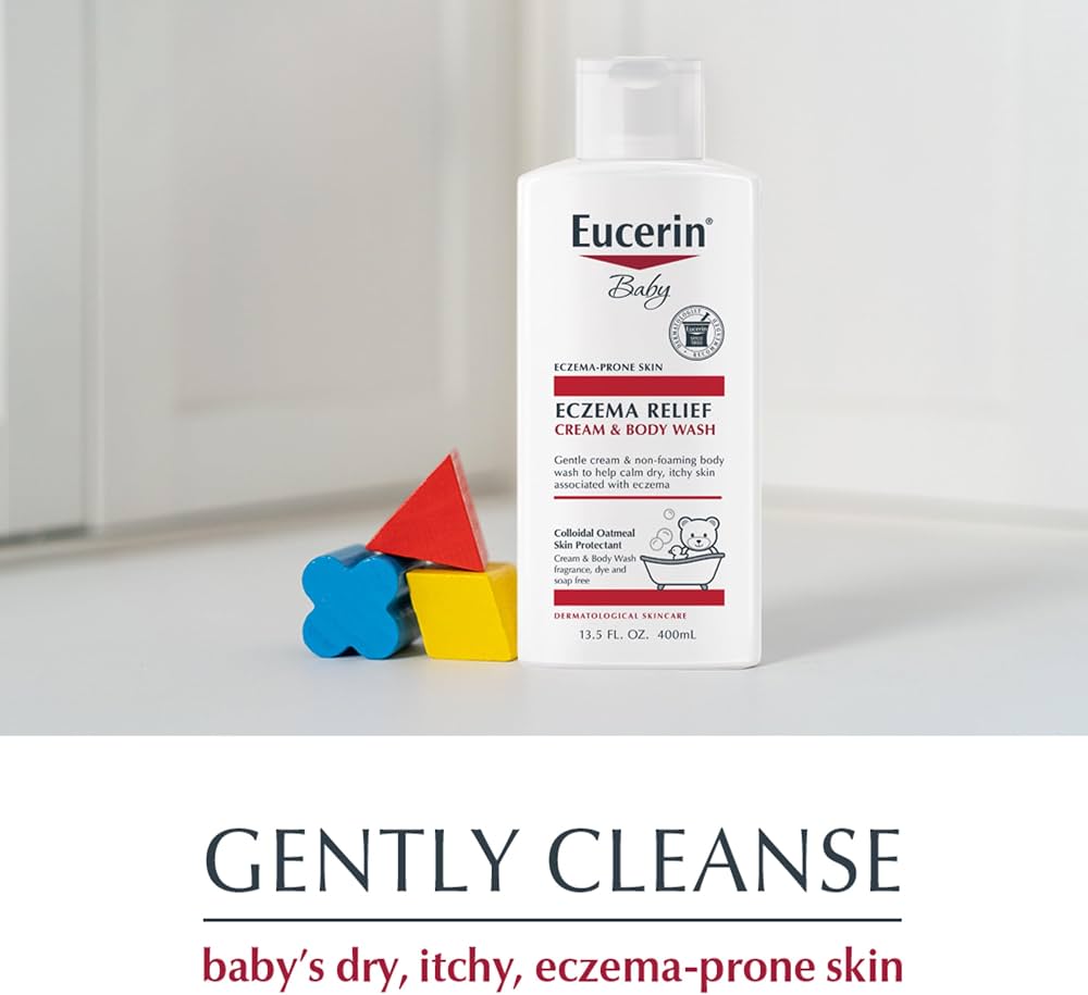 Eucerin Eczema Relief Cream & Body Wash 13.5 Oz (400ml)