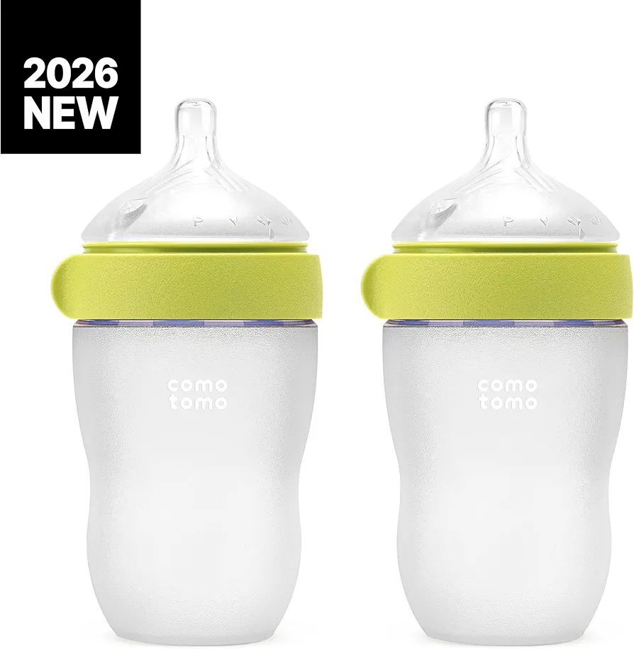 Como tomo Double Silicon Feeding Bottle