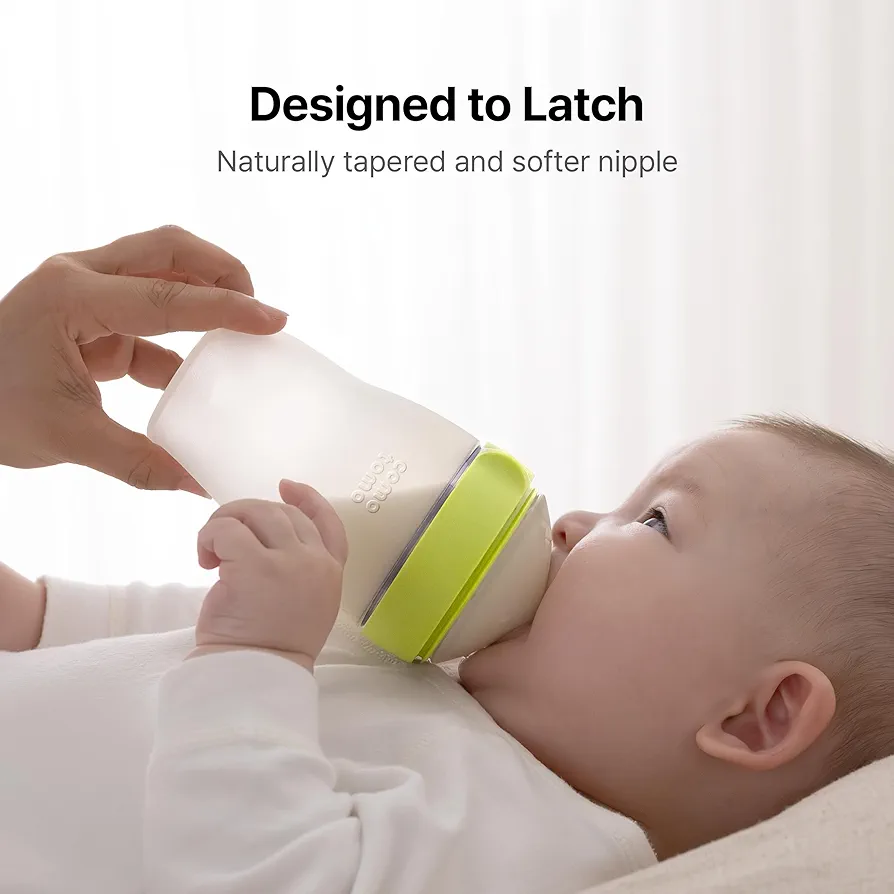 Como tomo Double Silicon Feeding Bottle