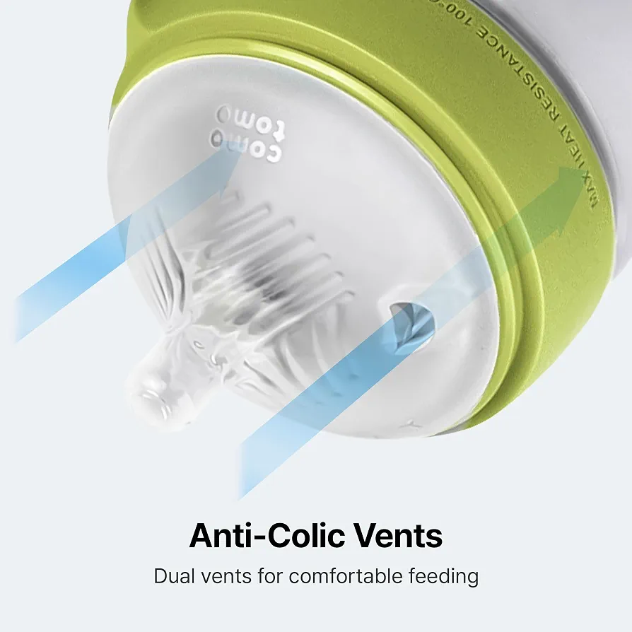 Como tomo Double Silicon Feeding Bottle