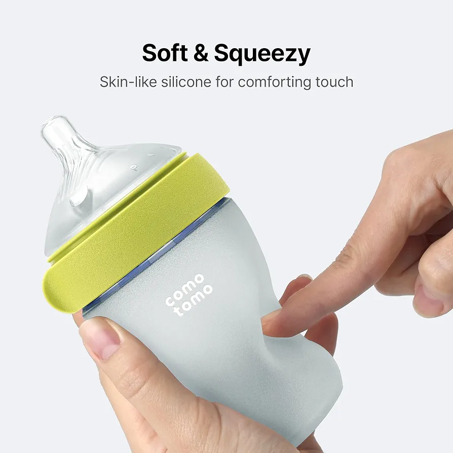 Como tomo Double Silicon Feeding Bottle