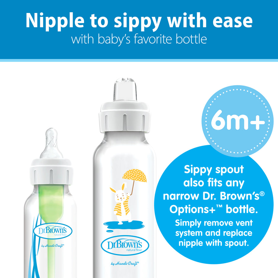 Dr Brown’s Soft Silicone Sippy Spout Bottle 