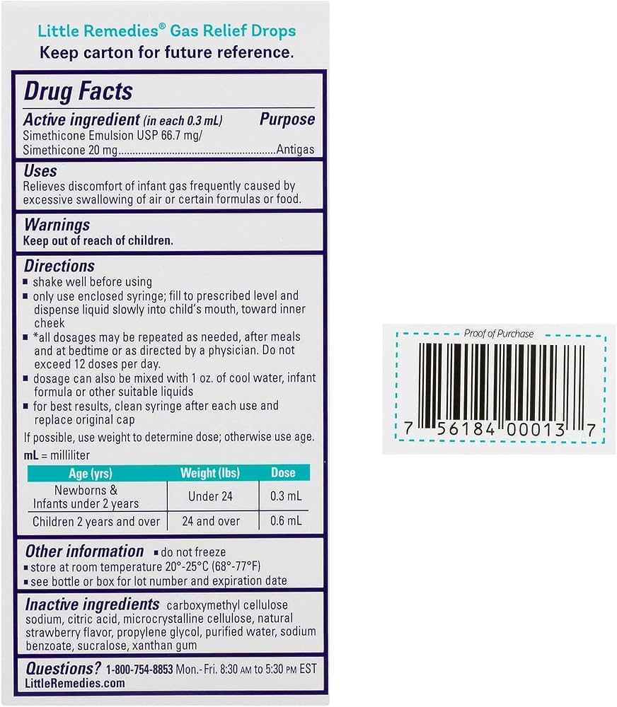 Little Remedies Gas Relief Drops 