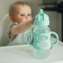 Dr Brown Wide-Neck Straw  Bottles With Silicon Handle 