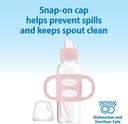 Dr Brown Narrow Sippy Bottle With Silicone Handles 