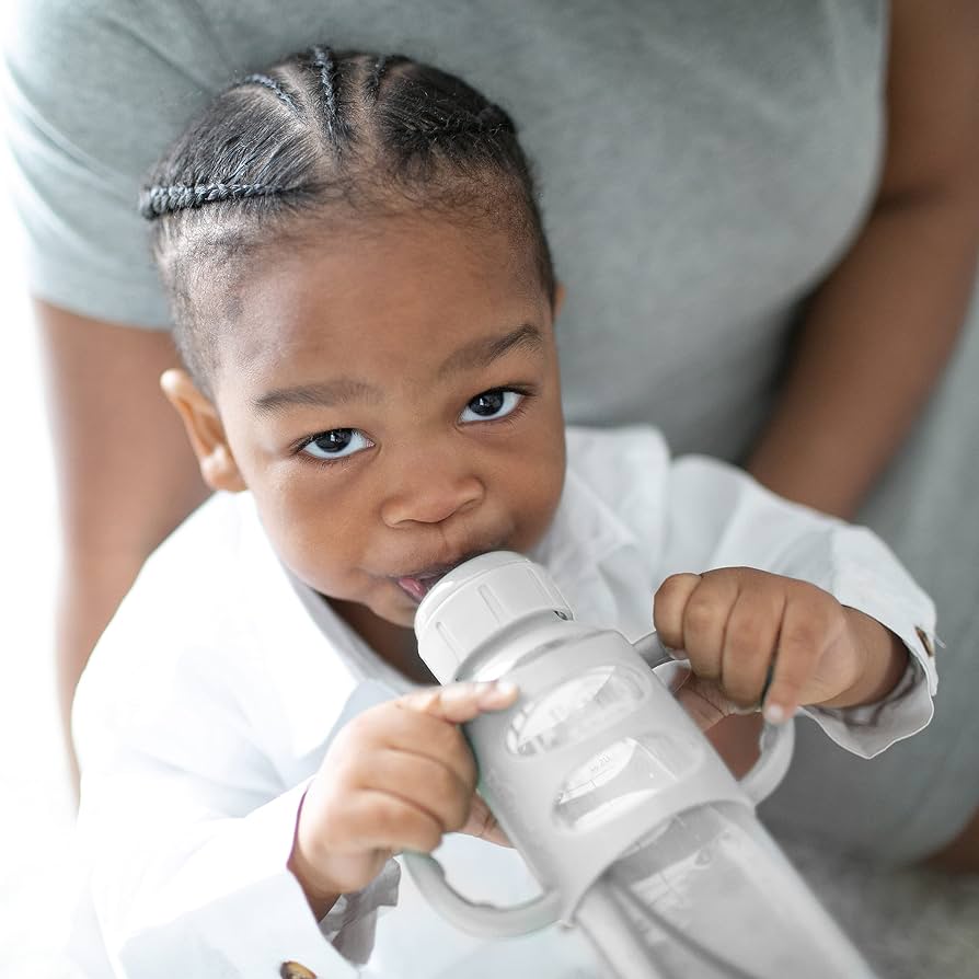Dr Brown Narrow Sippy Bottle With Silicone Handles 