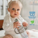 Dr Brown Narrow Straw Bottle With Silicon Handle 