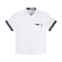 TiaoBug Boys Short Sleeve Button Down Shirt