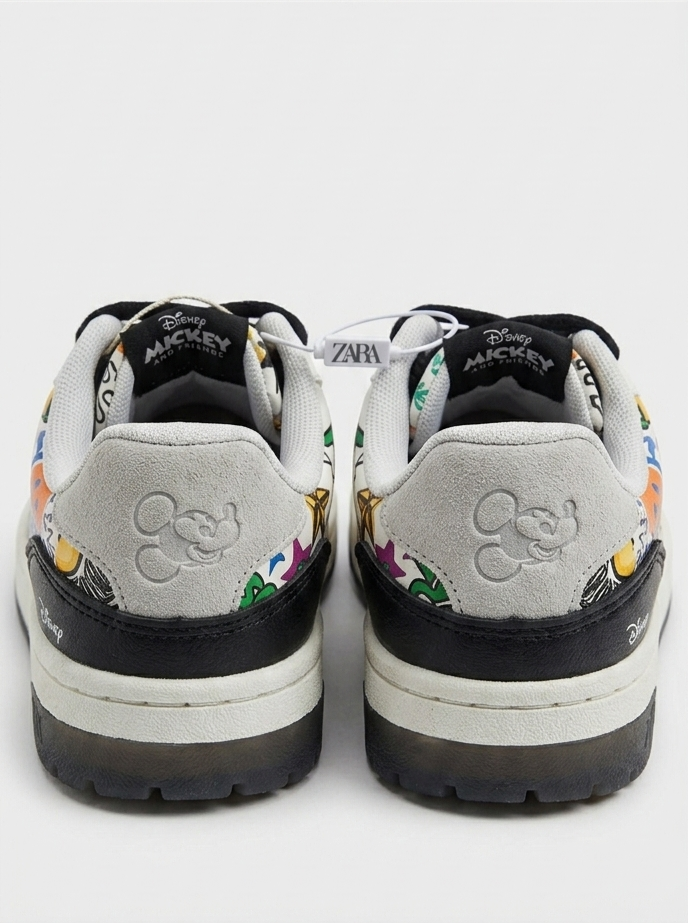Zara Mickey Mouse Sneaker 
