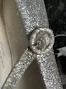 Next Silver Sparkle Ballet Shoe