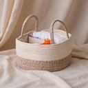 Multifunctional Cotton Diaper Caddy 