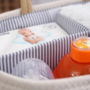 Multifunctional Cotton Diaper Caddy 