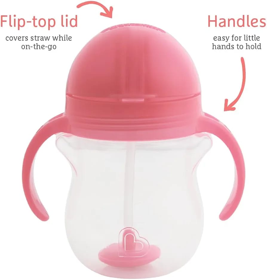 Munchkin Any Angle Weighted Straw Cup 7oz