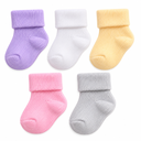 Sunnozy 5pack Baby Girls Socks 