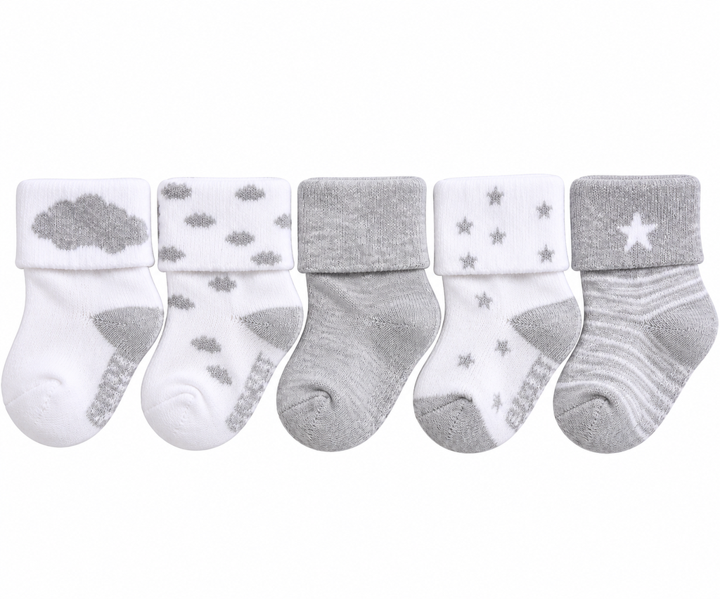 Sunnozy 5pack Baby Boys Socks