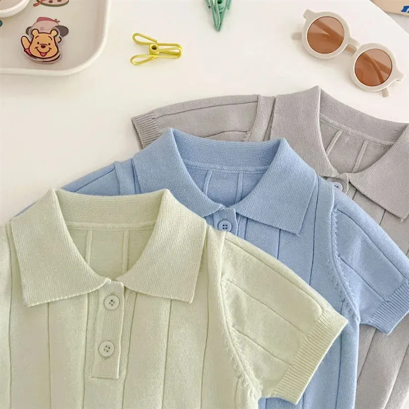 Knittered Polo Shirt 