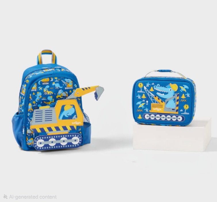 Smiggle Toddler Bagpack With Lunch Bag 