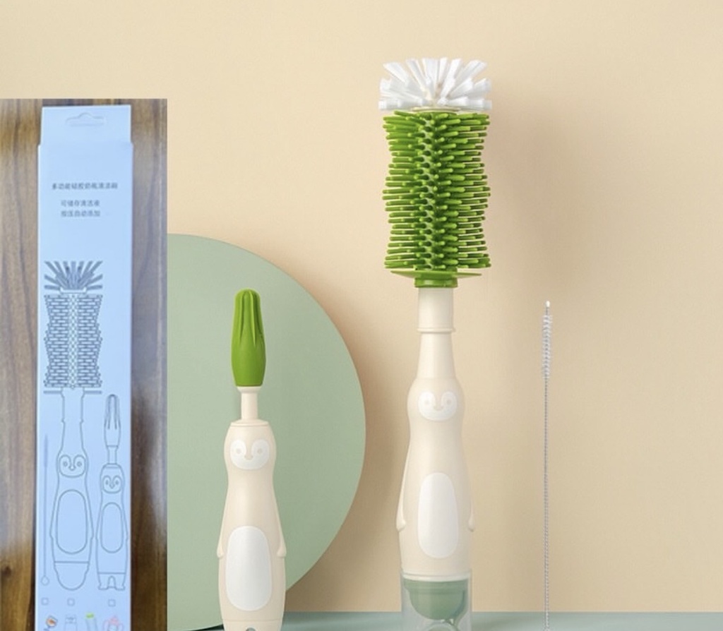 Multifunctional Silicone Bottle Brush