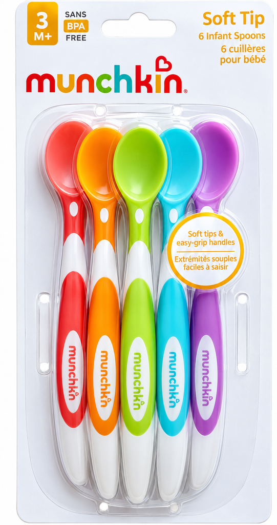 Munchkin Soft Tip 6 Infant Spoons 