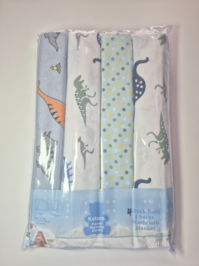 Kolaco Flannel Receiving Blanket 