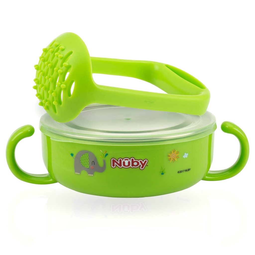 Nuby Baby 304 Stainless Steel Feeding Set 