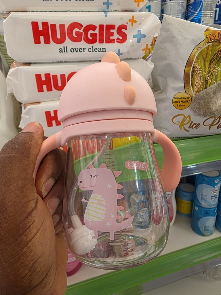 Love Baby Health Dino Straw Cup 240