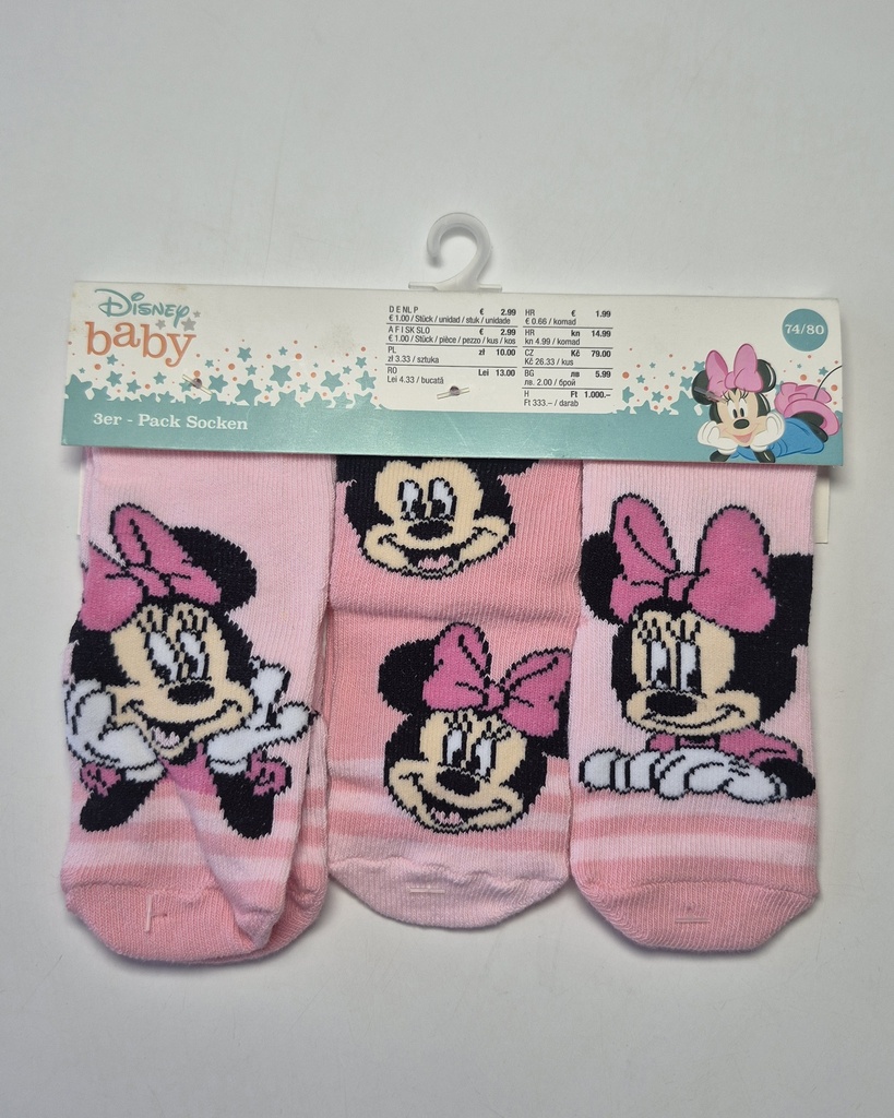 Disney Baby 3pcs Set Socks 