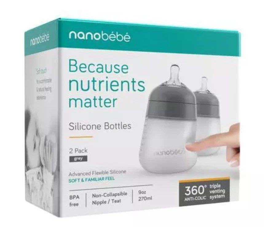 Nano Bebe Because Nutrients Matter Baby Bottle