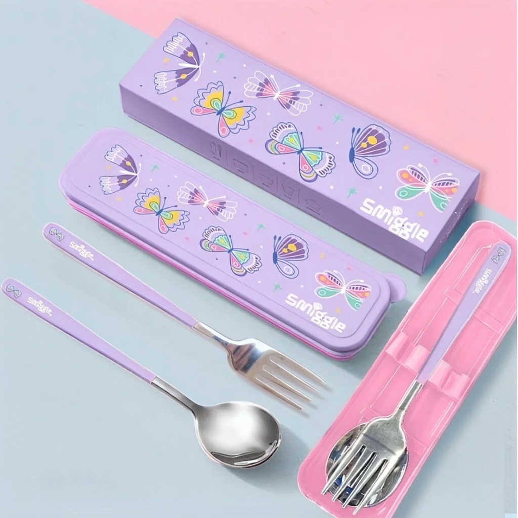 Smiggle Girls Cutlery Set