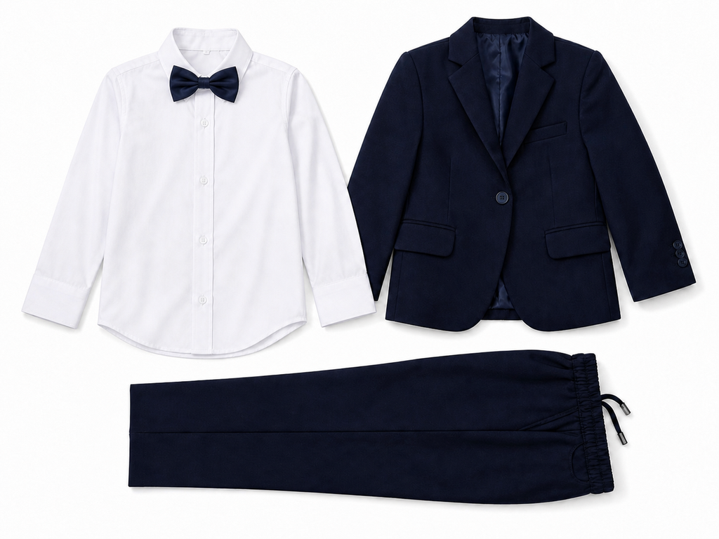 Terry & Messy Navy Blue Formal Suit (5409)