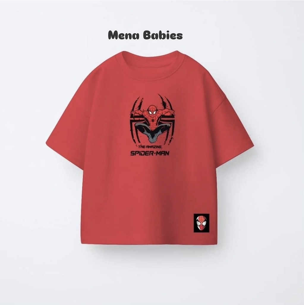 West Red Spiderman T-shirts 