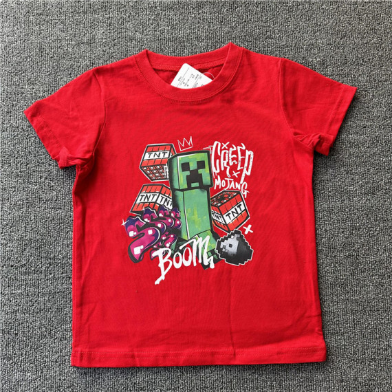Next Character T-shirt (Red Minecraft)