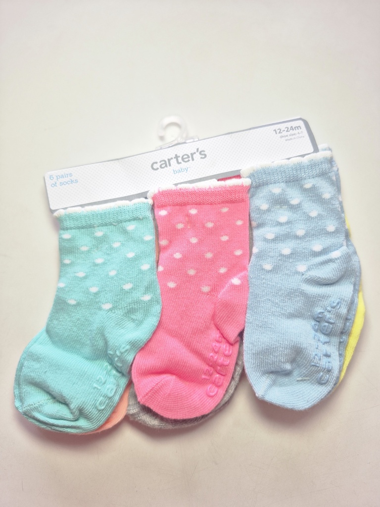 Carter's 6 Pairs Of Socks Boys (12-24m)