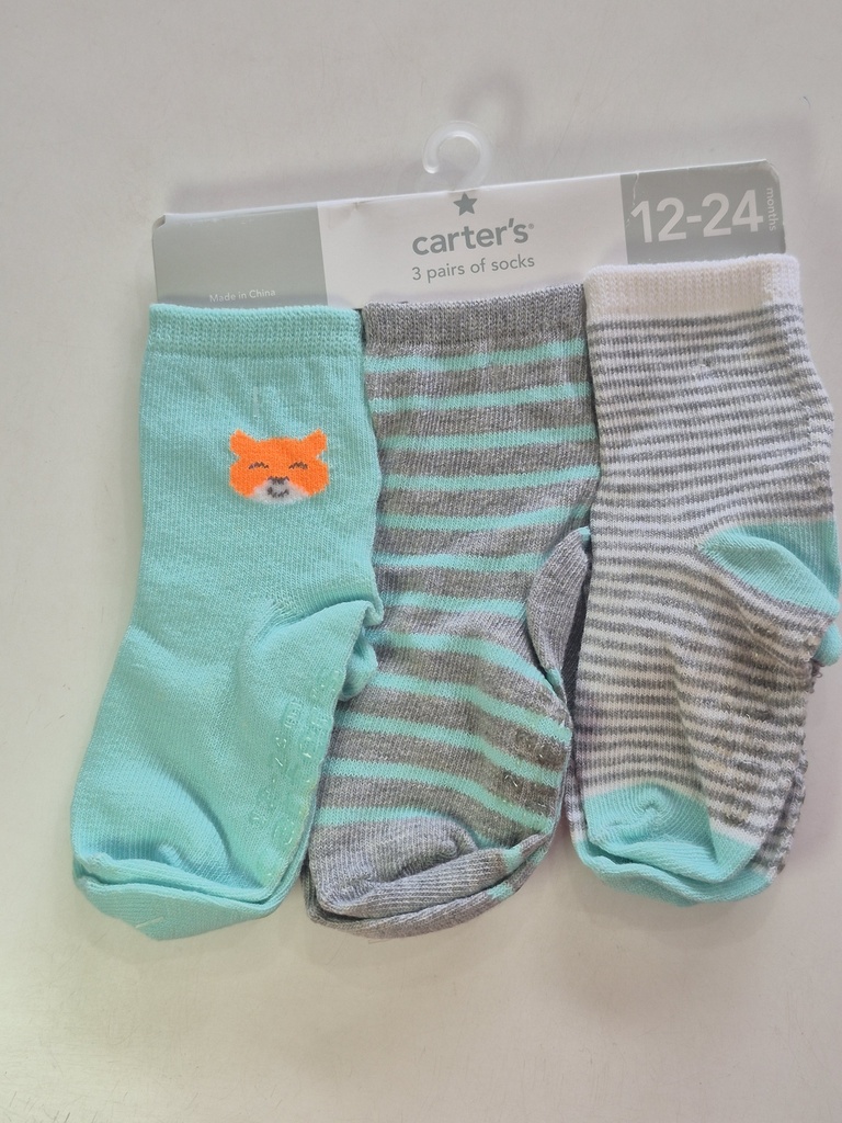 Carter's 3 Pairs Of Socks (12-24m)