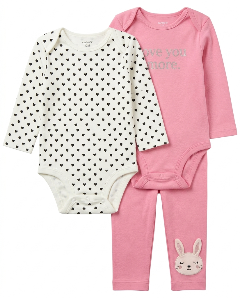 Carter's 3pcs Set Girls (12m)