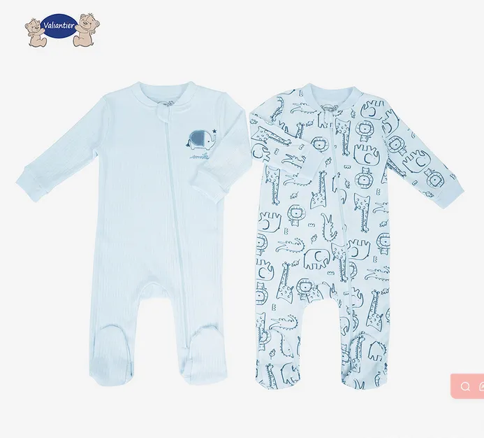 Valiantier 2pcs Sleepsuits